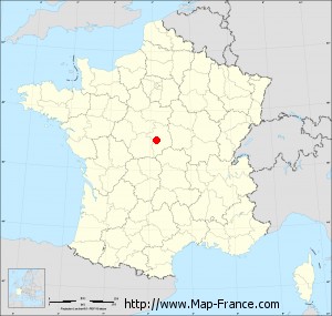Small administrative base map of Le Subdray